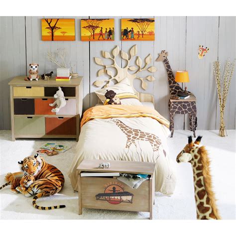 giraffe themed bedroom